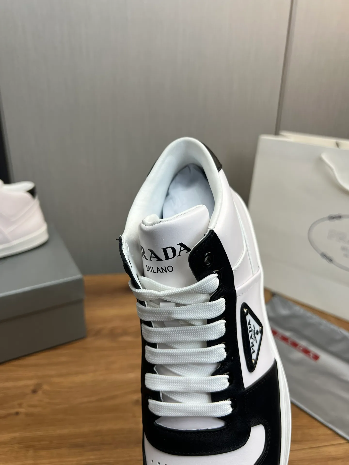 Men's shoes 💰620💰 [PRADA] Autumn and winter hot sale 🔥High quality shipment ✔️Original cowhide + cowhide lining, 1🆚1 replica, original sole, 38-45 (45 customized, non-refundable)